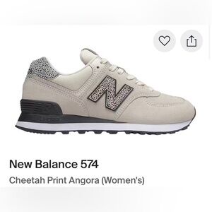 Women Size 8 New Balance Cheetah Print Sneakers